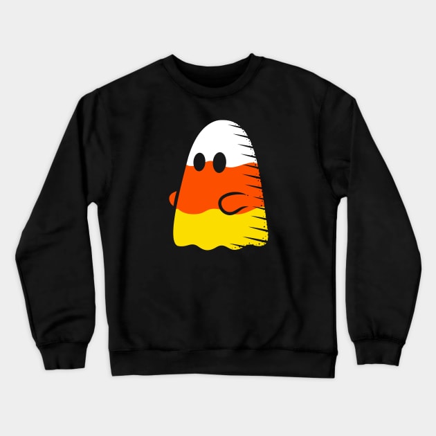 Candy Corn Ghost Crewneck Sweatshirt by krisren28